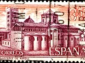 Spain 1970 Santa María De Ripoll Monastery 3.50 PTA Orange Red & Brown Edifil 2006. Uploaded by Mike-Bell